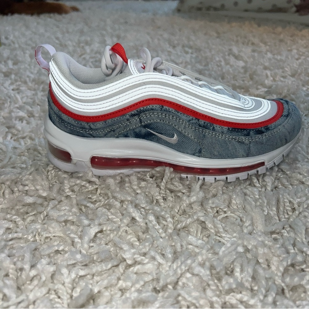 Nike Air Max 97 Washed Denim Blue White USA Sneaker Retro DV2180-900 W 6.5